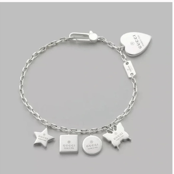 gucci trademark heart bracelet